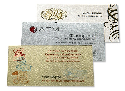 Изготовление из дизайнерского картона