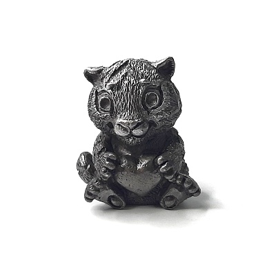 Фигурка оловянная. Тигрёнок. Высота 40 мм