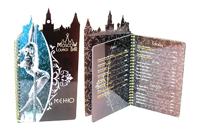 Пластиковое меню Moscow Lounge Bar